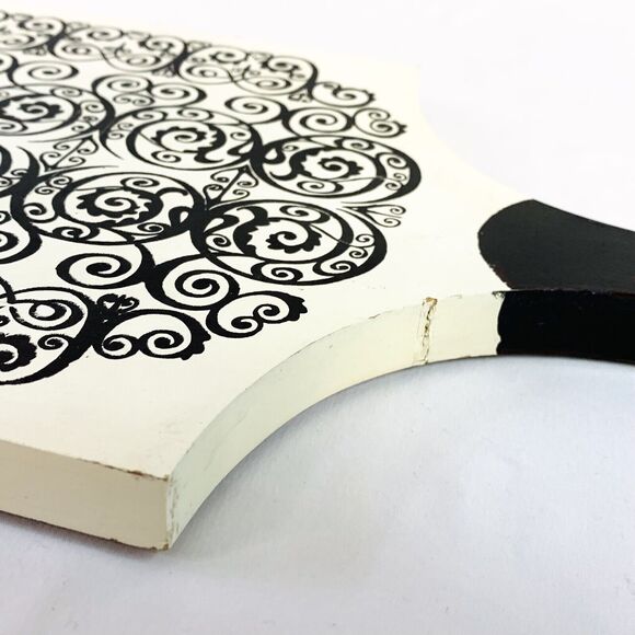 Vtg Inarco Painted Wood Cheese Cutting Board Wall Hanging Kitchen Decor Japan - Picture 6 of 8